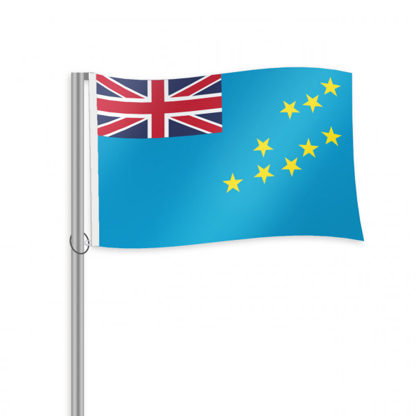 Tuvalu Fahne im Querformat kaufen
