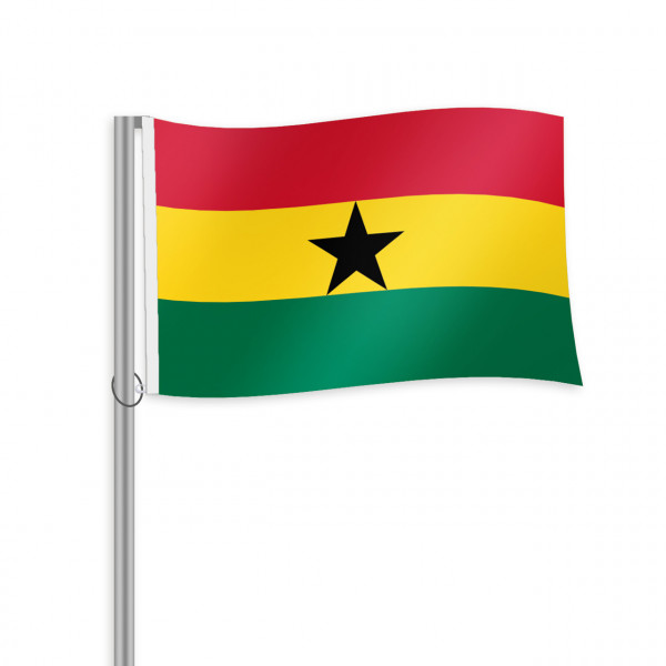 Ghana Fahne im Querformat kaufen
