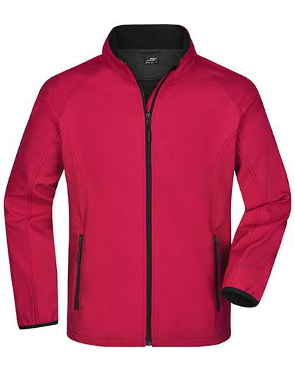 Men's Promo Softshell Jacket individuell bestickt Red