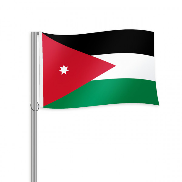 Jordanien Fahne im Querformat kaufen