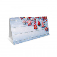 Weihnachts-Klappkarte, Motiv Traum Weihnachts-Klappkarte, Motiv Traum