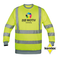 Hi-Vis Workwear Sweatshirt Limerick individuell bedruckt Hi-Vis Workwear Sweatshirt Limerick individuell bedruckt
