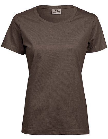 Women's Sof Tee individuell bedruckt Chocolate