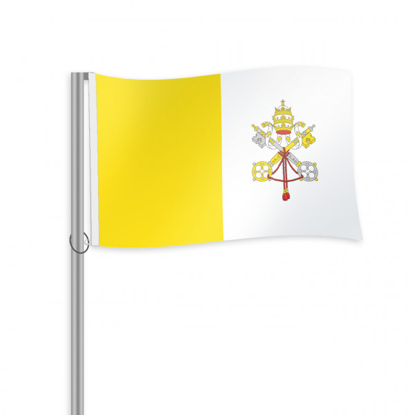 Vatikanstadt Fahne im Querformat kaufen