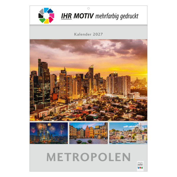 Bildkalender Metropolen, Ausgabe 2027 Deckblatt