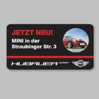 Adress-Aufkleber, farbig bedruckt, Größe 65 x 34 mm Adress-Aufkleber, farbig bedruckt, Größe 65 x 34 mm