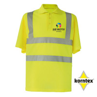 Hi-Vis Broken Reflective Premium Polo Shirt Manchester individuell bedruckt Hi-Vis Broken Reflective Premium Polo Shirt Manchester individuell bedruckt