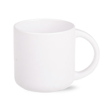 Modern Tasse aus Keramik weiß/weiß