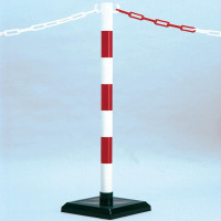 H0500100_Absperrpfosten_Kunststoff_weiß_rot H0500100_Absperrpfosten_Kunststoff_weiß_rot