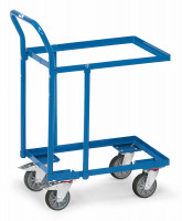 Fetra Etagenroller mit Rohrschiebebügel 2 Etagen mit Rand, Ladefl 605 x 408 mm offener Rahmen Fetra Etagenroller mit Rohrschiebebügel 2 Etagen mit Rand, Ladefl 605 x 408 mm offener Rahmen