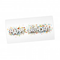 Geburtstags-Maxi-Postkarte, Motiv Happy Birthday_M1 Geburtstags-Maxi-Postkarte, Motiv Happy Birthday_M1