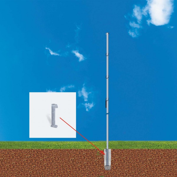 Fahnenmast 5,50 Meter mit Zubehör